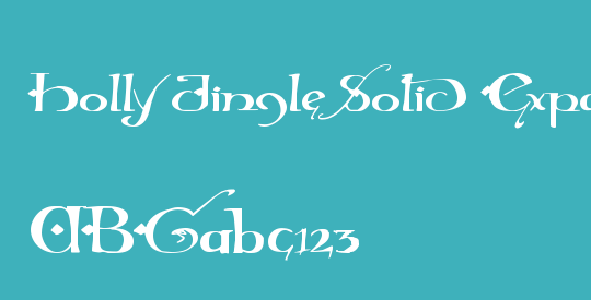 Holly Jingle Solid Expanded