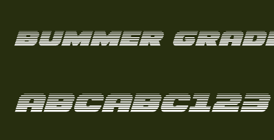 Bummer Gradient Italic