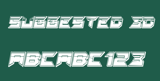 Suggested 3d Filled Gradient 