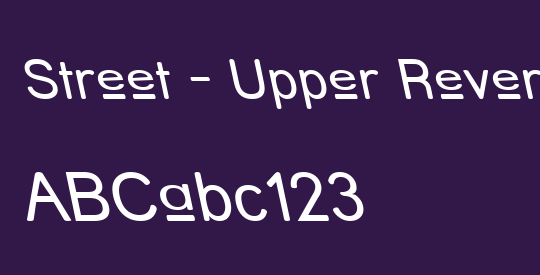 Street - Upper Reverse