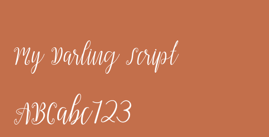 My Darling Script
