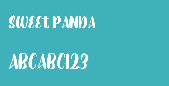Sweet Panda