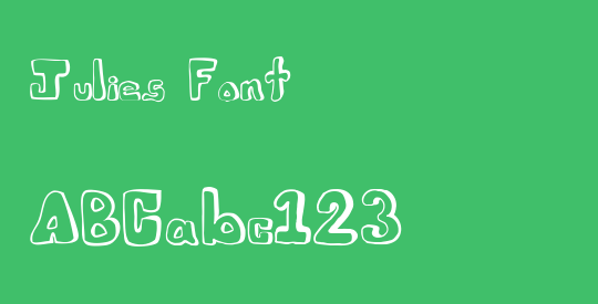 Julies Font