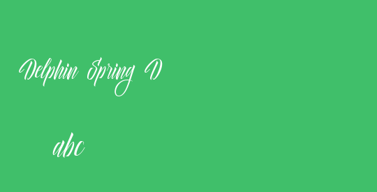 Delphin Spring DEMO
