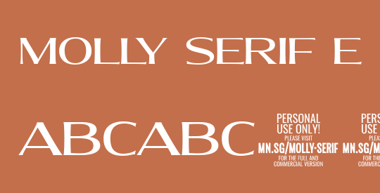 Molly Serif E PERSONAL