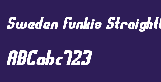 Sweden Funkis StraightOblique
