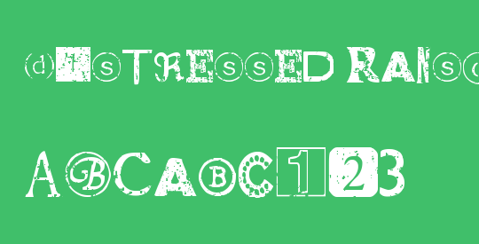 Distressed Ransom Note