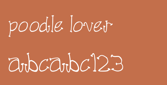 poodle lover