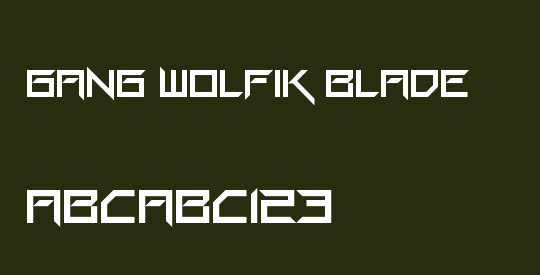 Gang Wolfik Blade