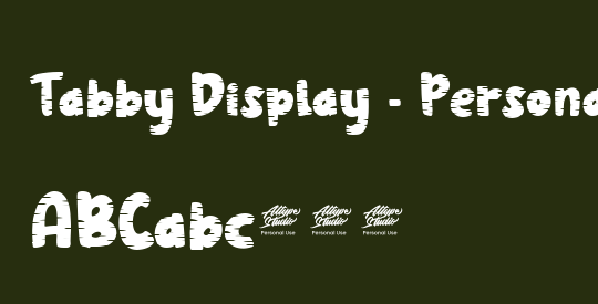 Tabby Display - Personal Use