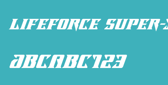 Lifeforce Super-Italic