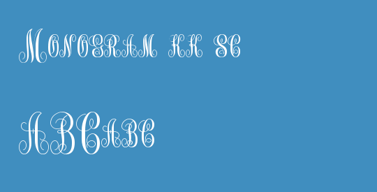 Monogram kk sc