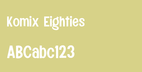 Komix Eighties