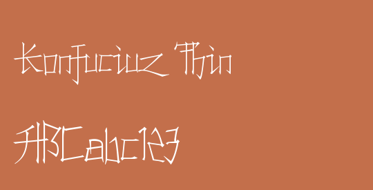 Konfuciuz Thin