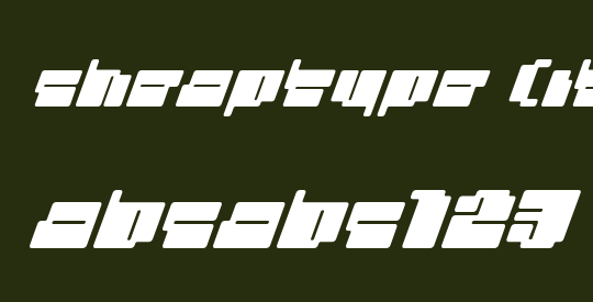 cheaptype (italic)