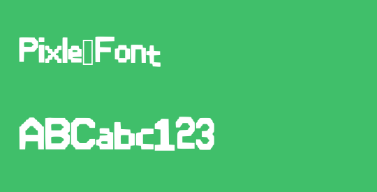 Pixle_Font