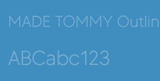 MADE TOMMY Outline