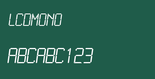 LCDMono