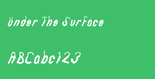 Under The Surface