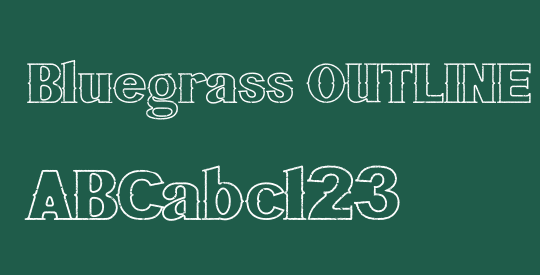 Bluegrass OUTLINE