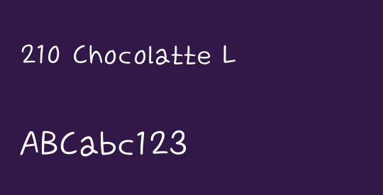 210 Chocolatte L