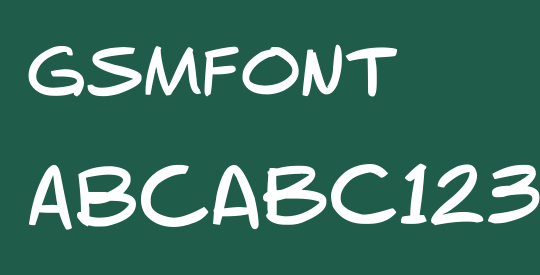 gsmfont
