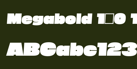 Megabold 1.0 TRIAL