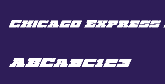 Chicago Express Super-Italic