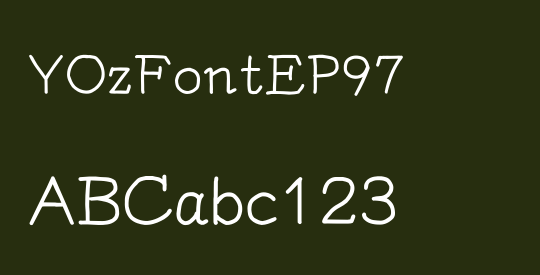 YOzFontEP97