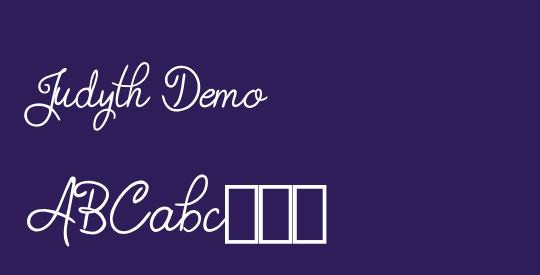Judyth Demo