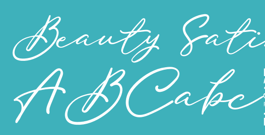 Beauty Satine Personal Use Font