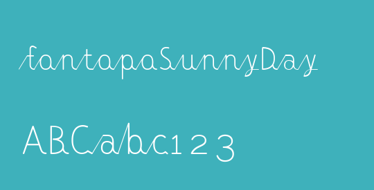fontopoSunnyDay