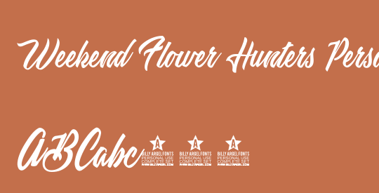 Weekend Flower Hunters Personal