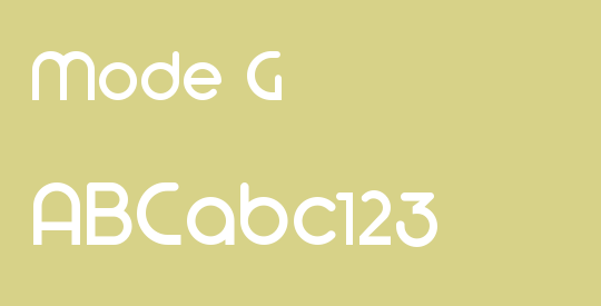 Mode G