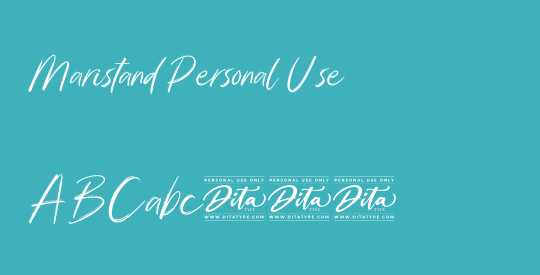 Maristand Personal Use