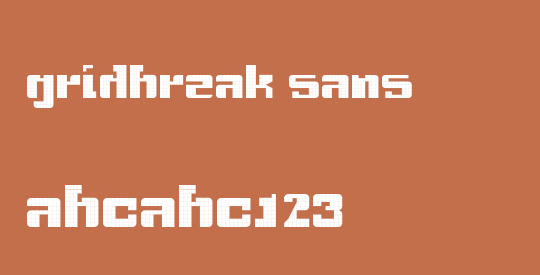 gridbreak sans