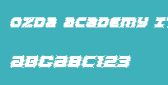 Ozda Academy Italic