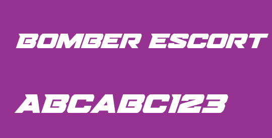 Bomber Escort Super-Italic