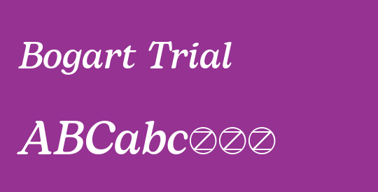 Bogart Trial