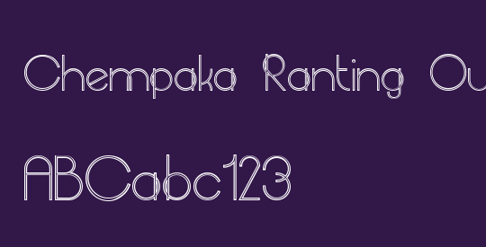 Chempaka Ranting Outline