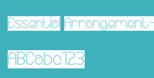 Essential Arrangement-Hollow-In