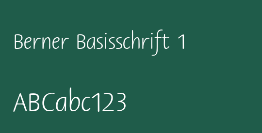 Berner Basisschrift 1
