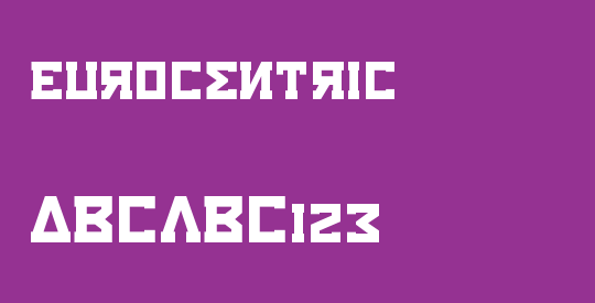 Eurocentric