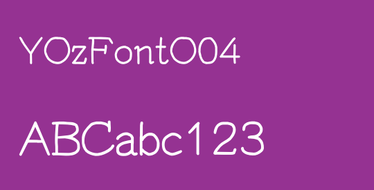 YOzFontO04