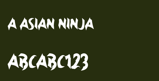 a Asian Ninja