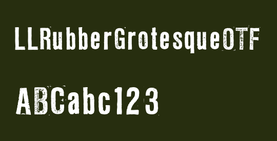 LLRubberGrotesqueOTF
