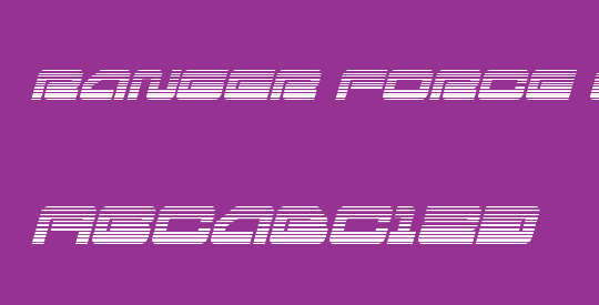 Ranger Force Gradient Italic