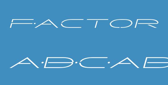 Factor Expanded Italic