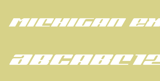 Michigan Expanded Super-Italic
