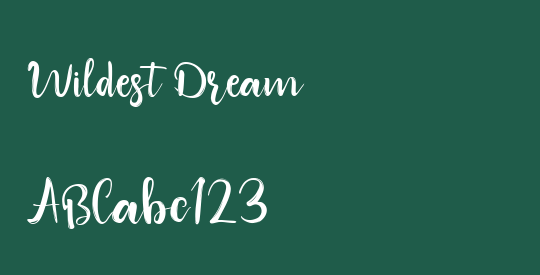 Wildest Dream